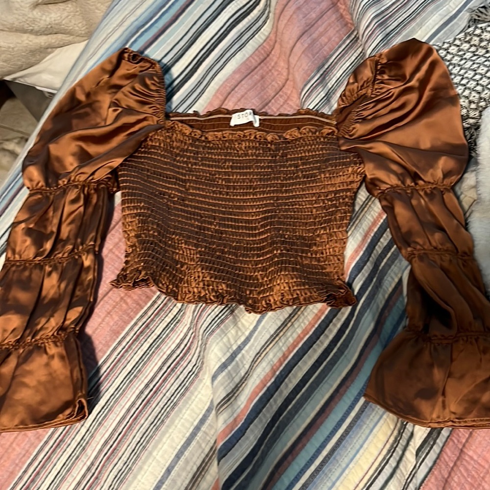 Long Sleeve Satin shirt